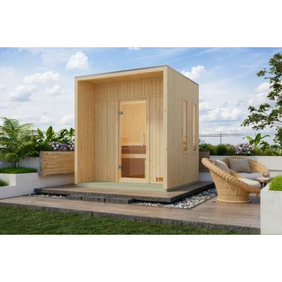 KARIBU ARCADIA 34254 natur – Zboží Dáma