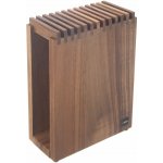 Dřevěný stojan na nože Orion ořech – Zboží Dáma