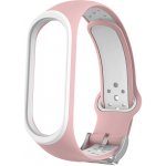 Xiaomi EF náhradní náramek pro Mi Band 3/4 Růžovo-Bílá MBCZ-X314 – Zboží Živě