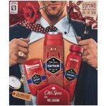 Old Spice Gentleman dárková sada s tuhým deodorantem 50 ml + deodorantem ve spreji 150 ml + sprchovým gelem Captain 250 ml – Zboží Dáma