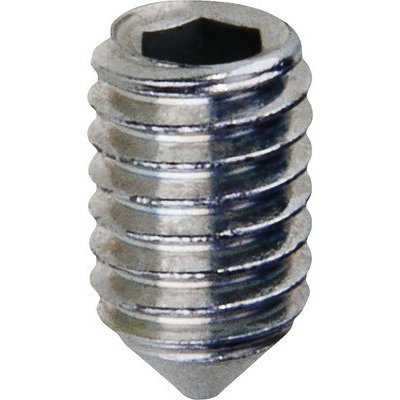 Červík s hrotem M6x8 Imbus, tvrdost H45, zinek bílý, 10ks – Zboží Mobilmania