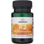 Swanson Vitamín K2 Natural 100 mcq 30 kapslí – Hledejceny.cz