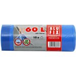 Alufix Pytle zatahovací LDPE 60 l 26 µm 15ks modré – Zboží Dáma