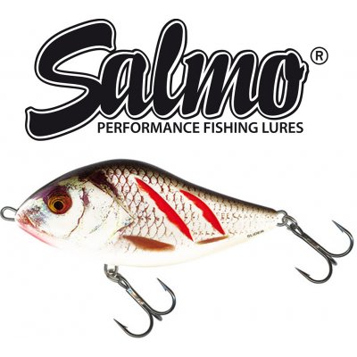 Salmo Slider Sinking 12cm - Real Perch