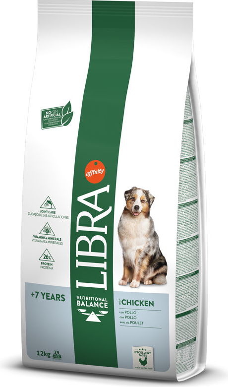 Libra Dog Senior kuřecí 2 x 12 kg