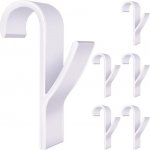 Caianwin Balení 6 háčků na kulaté radiátory, háčky na ručníkové radiátory, radiátory, háčky, věšáky – Zboží Dáma