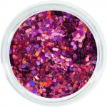 Aglia EXTREME RED ROSE HOLOGRAM glitry na nehty 2 g – Hledejceny.cz