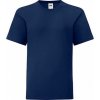 Dětské tričko Fruit of the Loom dětské slim-fit tričko Iconic 150 g/m modrá námořní