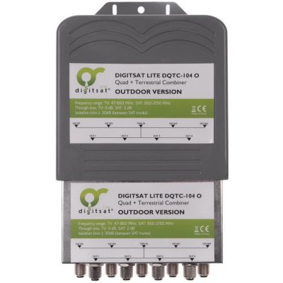 TV/SAT slučovač DSE SOC-4 - LNB Quad + TV – Zboží Živě