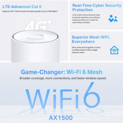 TP-Link Deco X10-4G – Zboží Živě