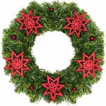 Laalu.cz Věnec ČERVENÁ HVĚZDA 30 cm – Zboží Mobilmania