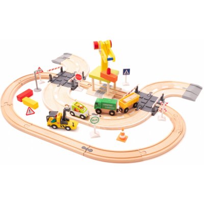 Aga4Kids Dřevěná vláčkodráha DS5642 36 dílů – Hledejceny.cz