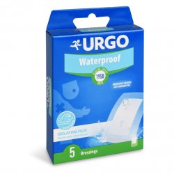 URGO Waterproof voděodolná náplast Aquafilm 10 x 6 cm 5 ks