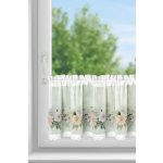 EUROFIRANY KRÁTKÁ ZÁCLONA NA PÁSCE FLOWERY 150X30 CM KVĚTY – Hledejceny.cz