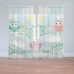 Záclony Sovičky: 2 ks - 150x250 cm - Sablio – Hledejceny.cz