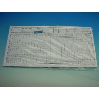 Optys 1132 Výplatnice 42,5x21cm nepropisovací – Zboží Živě