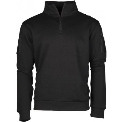 Mikina Mil-tec TACTICAL roláková 3/4 zip černá – Hledejceny.cz
