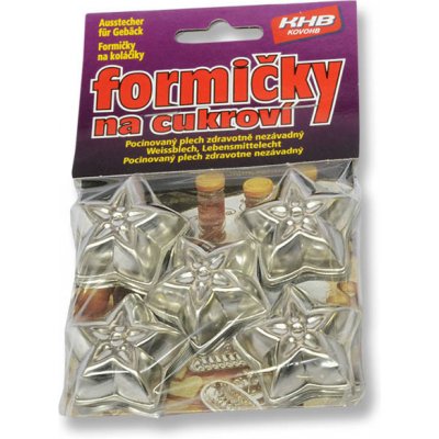 Formičky na cukroví 30 ks, hvězdička KHB – Zboží Mobilmania
