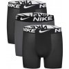 Dětské spodní prádlo Nike Micro Brief 3 Pack Briefs Junior Boys Black/Grey