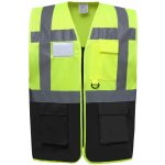 Yoko reflexní vesta EXEC HVW801 žlutá-černá – Sleviste.cz