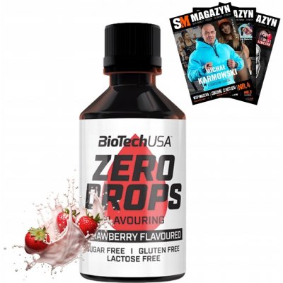 Biotech Zero Drops Strawberry 50 ml – Sleviste.cz