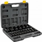 Rázové hlavice šestihranné prodloužené 1/2" 10–38 mm, sada 20 ks – POWERMAT – Zboží Dáma