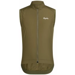 Rapha pánské Core Gilet - Dark Khaki/White