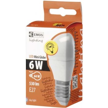 LED X-LINE 6W E27 Mini Globe denní bílá