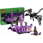 LEGO® Minecraft 21264 Drak z Enderu a loď z Endu – Zboží Živě
