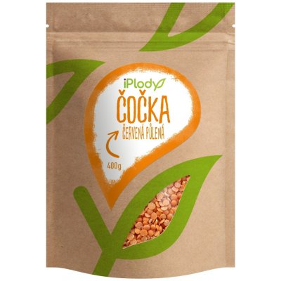 iPlody Čočka červená loupaná půlená 400 g – Hledejceny.cz