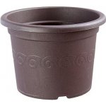 Plastia Květináč Narcis 23 cm čokoláda – Zboží Dáma