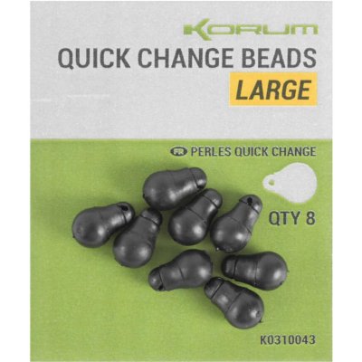 Korum Zarážky Quick Change Beads Large 8 ks – Zboží Dáma