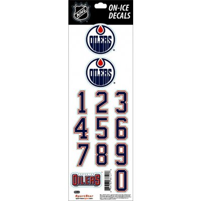 Sportstape ALL IN ONE HELMET DECALS - EDMONTON OILERS – Zbozi.Blesk.cz