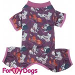 FOR MY DOGS Pyžamový overal CHCRDOG LILAC – Hledejceny.cz