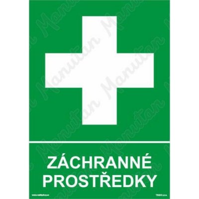 Záchranné prostředky, plast 210 x 297 x 0,5 mm A4 – Zboží Mobilmania