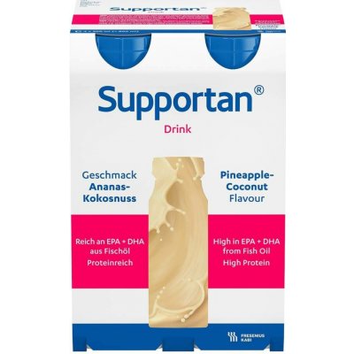 SUPPORTAN DRINK ANANAS-KOKOS POR SOL 4X200ML – Hledejceny.cz