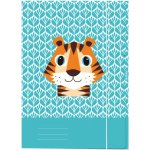 Herlitz Cute animals - tygr A3 desky s gumou 3 klopy – Zboží Živě