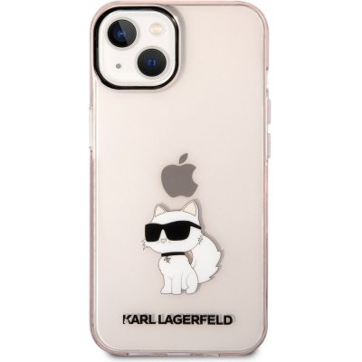 Pouzdro Karl Lagerfeld IML Choupette NFT iPhone 14 Plus růžové