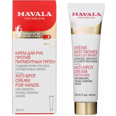 MAVALA krém na ruce proti pigmentovým skvrnám Anti Blemish Cream 30 ml – Zboží Mobilmania