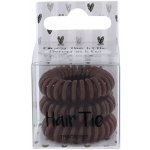 2K Hair Tie 3 ks spirálovité gumičky pro ženy Brown – Zbozi.Blesk.cz