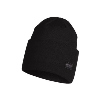 Buff Merino Wool Hat Midweight solid black