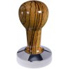 Tamper a příslušenství Buna Café Tamper zebráno, lak, nerez lesk, plochý 56 mm