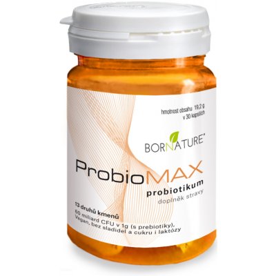 Bornature ProbioMAX Probiotikum 13 kmenů s prebiotiky 60Miliard CFU v 1 g – Hledejceny.cz