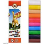 KOH-i-NOOR modelovací hmota 10 barev 200 g – Zboží Mobilmania
