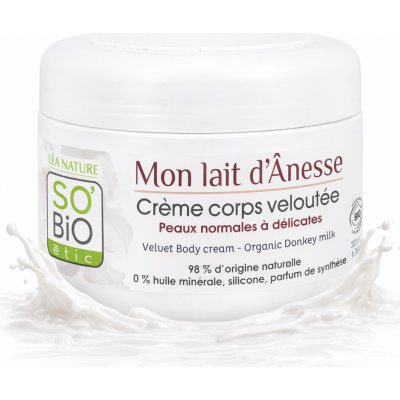 SO BiO étic výživný tělový krém s oslím mlékem 200 ml – Hledejceny.cz