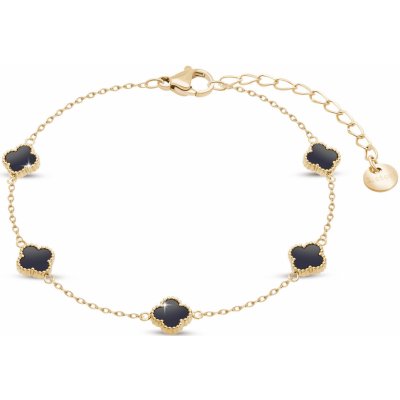 Biju Řetízek na nohu z chirurgické oceli pozlacený 3002335 – Zboží Dáma