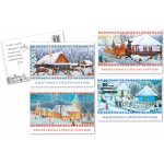 ARGUS Vánoční pohlednice s třpytivým efektem 06110277-c – Sleviste.cz