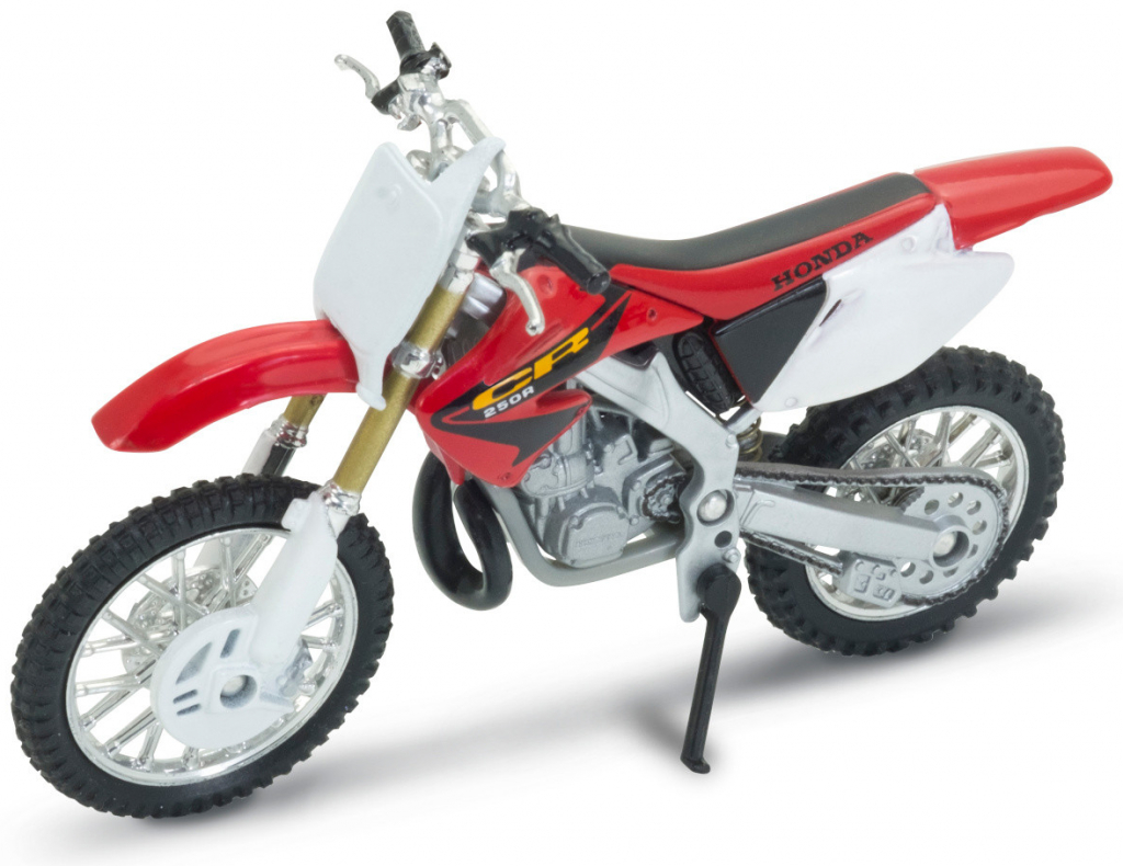 Welly Motorka Honda CR250R červená 1:18