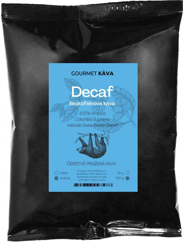 Gourmet Káva bez kofeinu 250 g