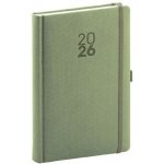 Diamante A5 Denní 2026 olivová – Zboží Živě